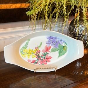 SAVOIR VIVRE “Meadow Splendor”Bake & Serve Casserole/AuGratin